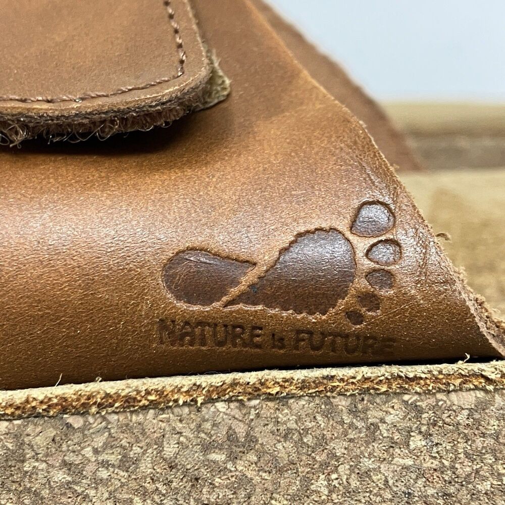 Mobil’s Leather Cork Sandals Brown Double Strap Womens 11‎ EU 41 - Picture 7 of 14